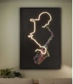 Cuadro con luz Led SAXOFON