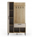 Mueble de recibidor de madera HEIDY Crema