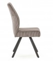 Packs de 2 Sillas tapizadas modernas ANIBAL Gris