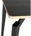 Mesa de comedor en madera y metal DENIA