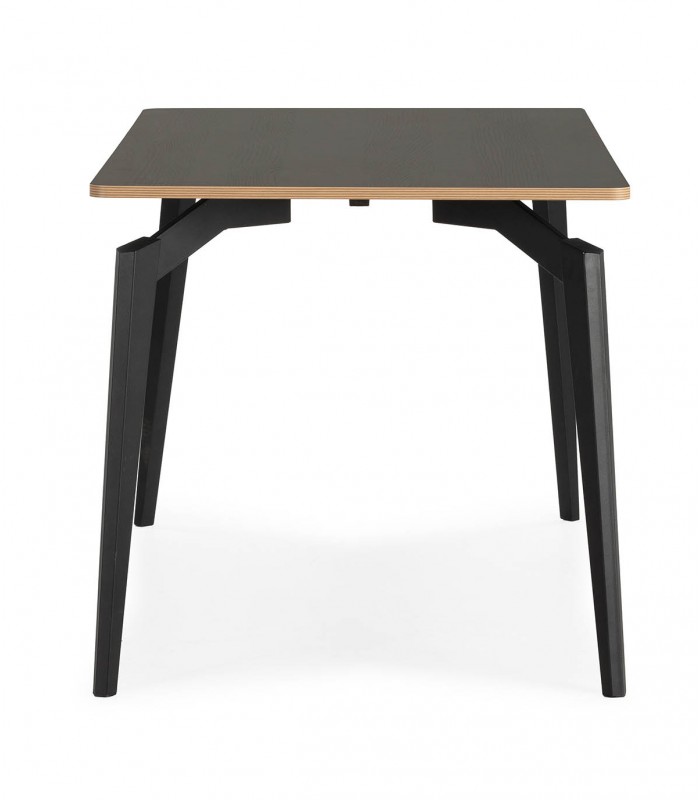 Mesa de comedor en madera y metal DENIA