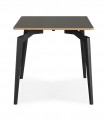 Mesa de comedor en madera y metal DENIA