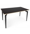 Mesa de comedor en madera y metal DENIA