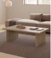 Mesa de centro en madera LOANA roble claro