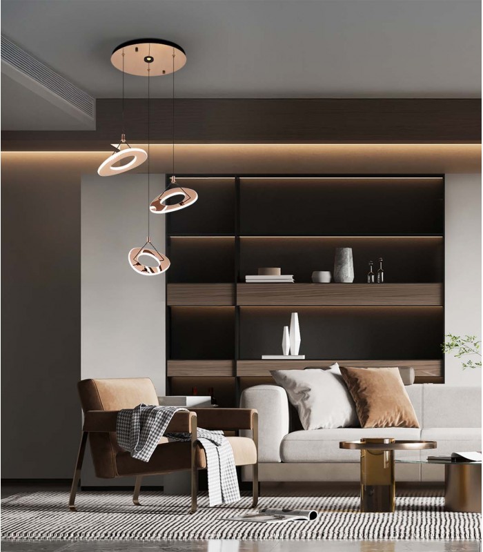 Lámpara Circular LED MIRENA 3 Luces