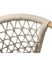 Sillón de terraza en Aluminio y Cuerda BATU