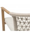 Sillón de terraza en Aluminio y Cuerda BATU