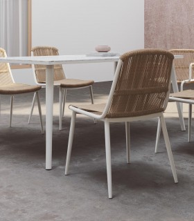 Silla de terraza en Aluminio y fibra EXPOART