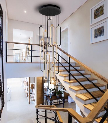 Lámpara LED de grandes dimensiones COLETTE 14 Luces