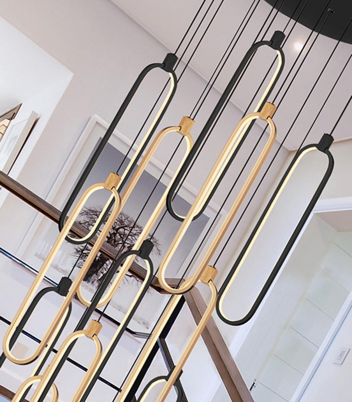 Lámpara LED de grandes dimensiones COLETTE 14 Luces