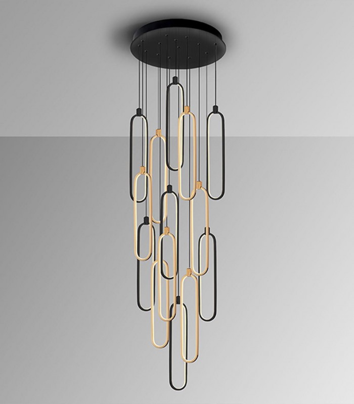 Lámpara LED de grandes dimensiones COLETTE 14 Luces