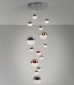 Lámpara 14 Luces SPHERE para techos altos