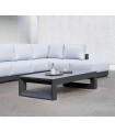 Mesa de centro de Aluminio y cristal cerámico ONIX Antracita