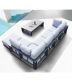 Mesa de centro de Aluminio y cristal cerámico ONIX Antracita