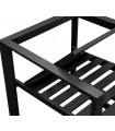 Sillón de comedor en Aluminio ONIX Antracita