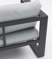 Sofá 3 plazas de Aluminio NILAND Antracita