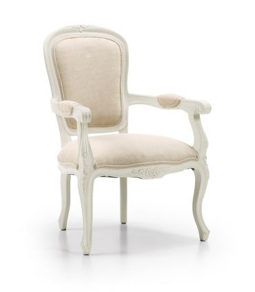 Sillones Louis Tapizados : Coleccion ANTONIETA Blanco