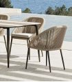 Silla de comedor apilable para exterior RODONA