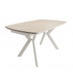 Mesa extensible con tapa en porcelánico GALICIA Beige