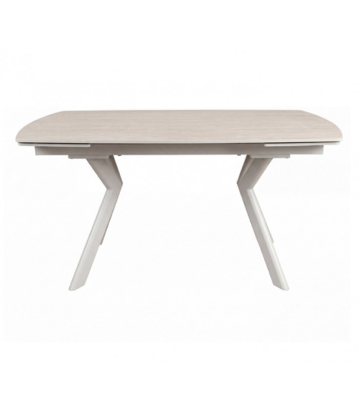 Mesa extensible con tapa en porcelánico GALICIA Beige