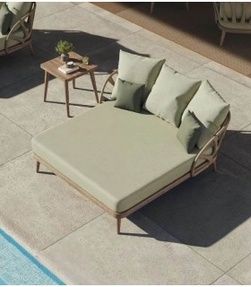 Sofá DAYBED en Madera de Teca y Cuerda NEO KRABI