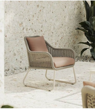 Sillón de aluminio y fibra sintética NEO MOMA