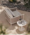 Sillón moderno de aluminio para exterior BOTIT
