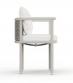 Sillón de comedor en aluminio y fibra sintética BOTIT