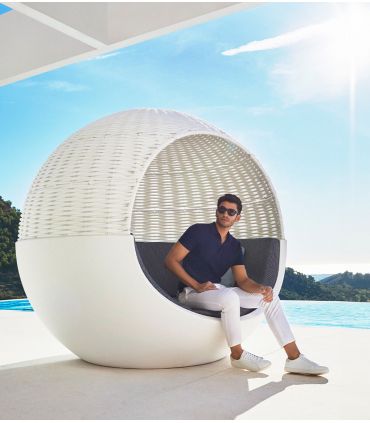 Daybed ULM Moon Cubierta trenzada Vondom