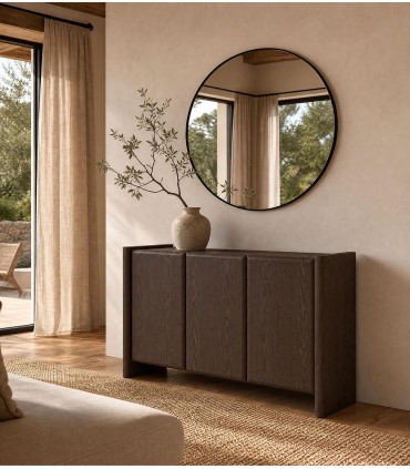 Mueble Aparador en chapa de Nogal GIO