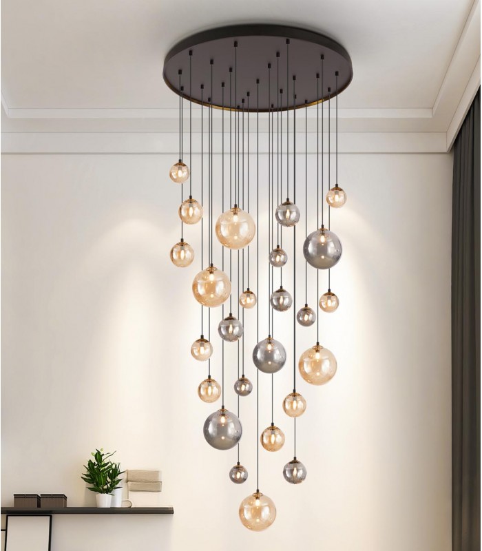 Lámpara de grandes dimensiones DARK 25 Luces
