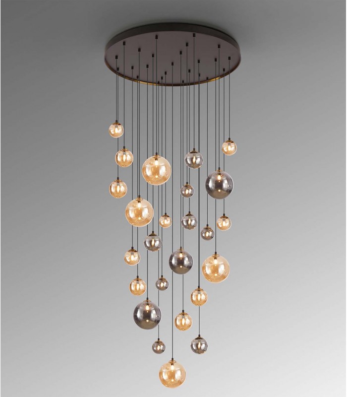Lámpara de grandes dimensiones DARK 25 Luces