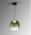 Colgante con tulipa de cristal MARES MD