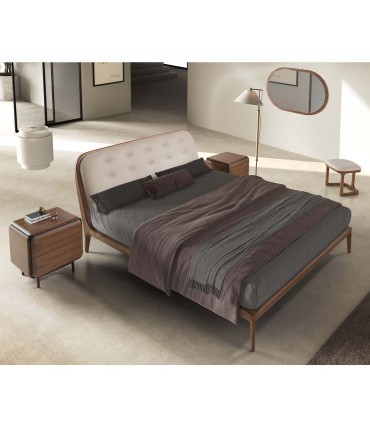 Cama tapizada King Size de estilo contemporáneo HUELVA