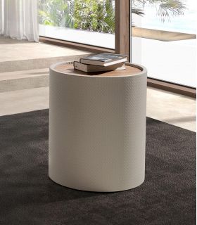 Mesa moderna de rincón tapizada ZARIA