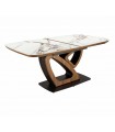 Mesa de salón extensible de original diseño DUALIS