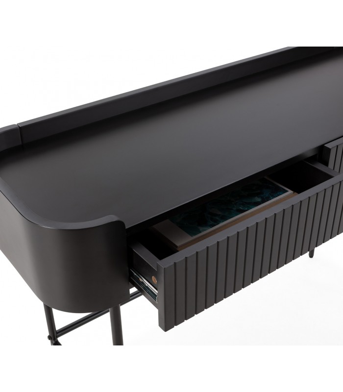 Consola recibidor de diseño moderno WILLA Negra