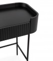 Consola recibidor de diseño moderno WILLA Negra