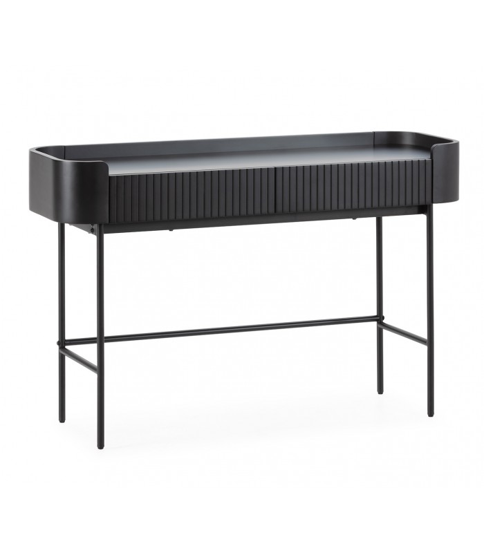 Consola recibidor de diseño moderno WILLA Negra