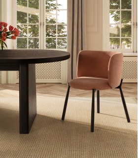 Set de 2 Sillones tapizados GINNY Coral