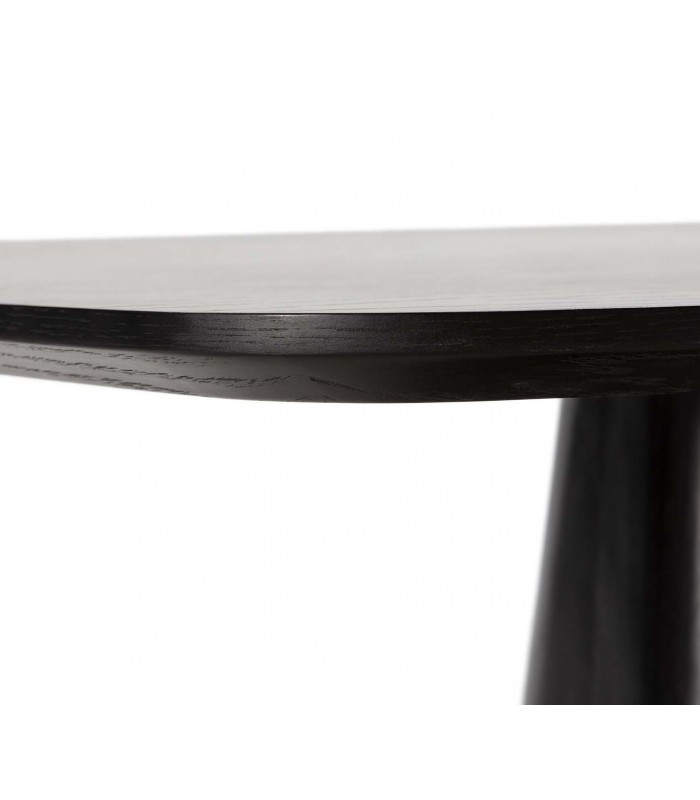 Mesa cuadrada de comedor estilo moderno ETEL Negra