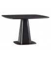 Mesa cuadrada de comedor estilo moderno ETEL Negra