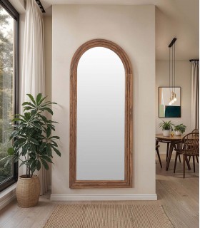 Espejo Vestidor en madera MILANO nogal