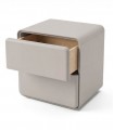 Mesita de dormitorio moderna NURIA Beige