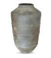 Jarrón  Artesanal de Terracota Gris Envejecido APOLO