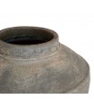 Jarrón  Artesanal de Terracota Gris Envejecido APOLO