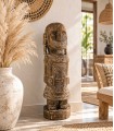 Figura Tribal de Madera de Mango TOTEM