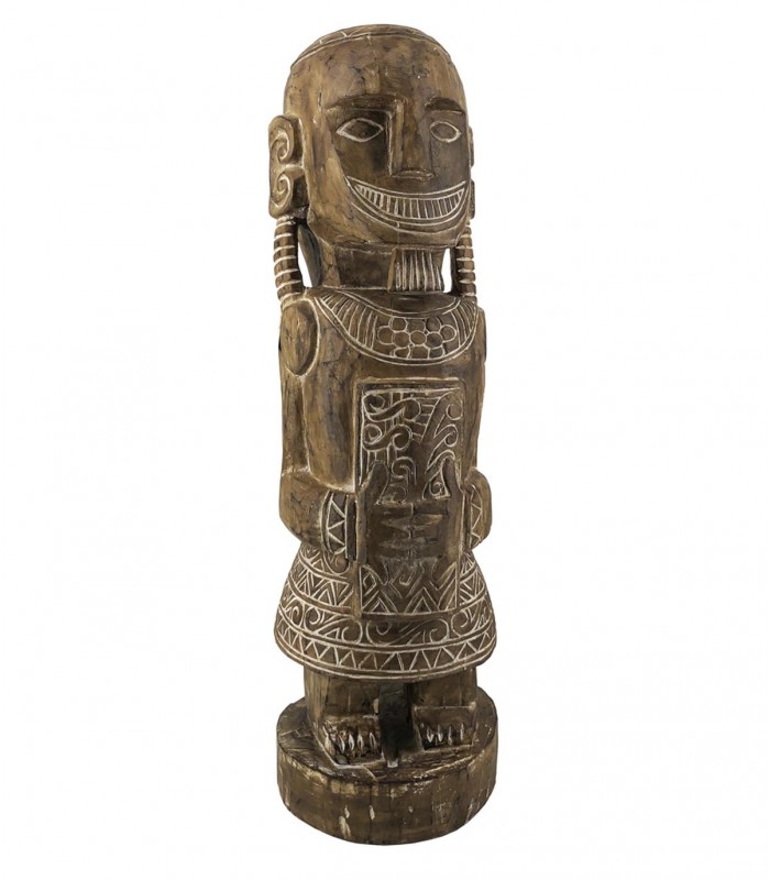 Figura Tribal de Madera de Mango TOTEM