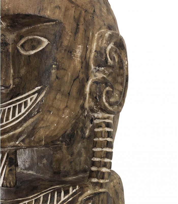 Figura Tribal de Madera de Mango TOTEM