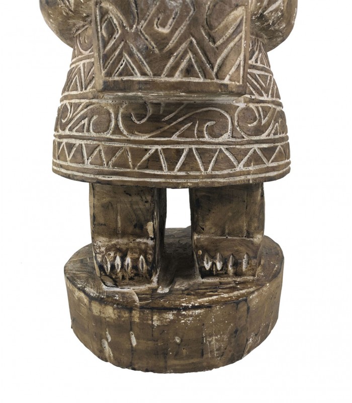 Figura Tribal de Madera de Mango TOTEM